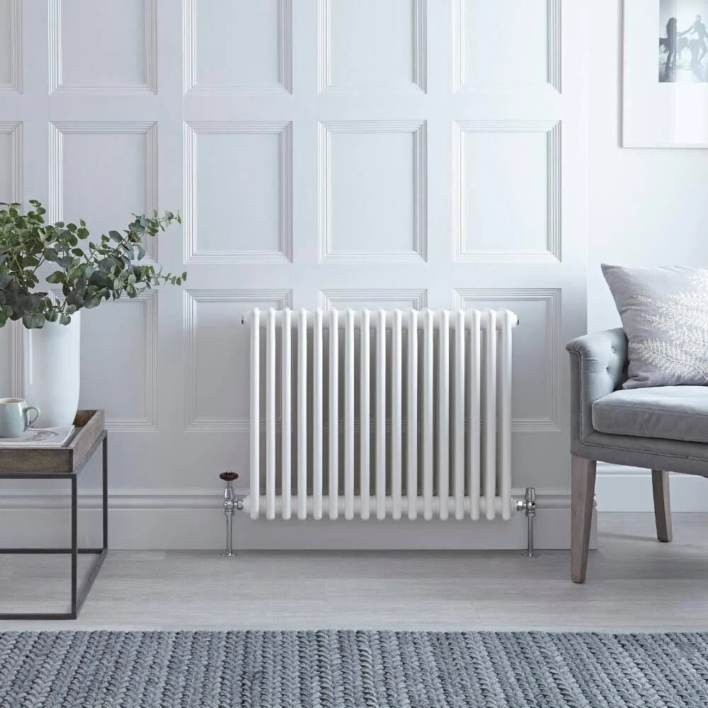 White Cast Iron Style Tall Column Radiator I63177