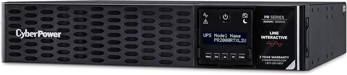 UPS System, 3000VA/3000W, 9 Outlets, 2U Rack/Tower E18753