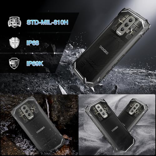 20GB RAM 256GB ROM 6.56'' 90Hz Display 50MP Camera 5150mAh Battery IP68/IP69K Waterproof Rugged Smartphone M314