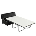 Twin Size Leather Folding Ottoman Sleeper Chair Bed A764