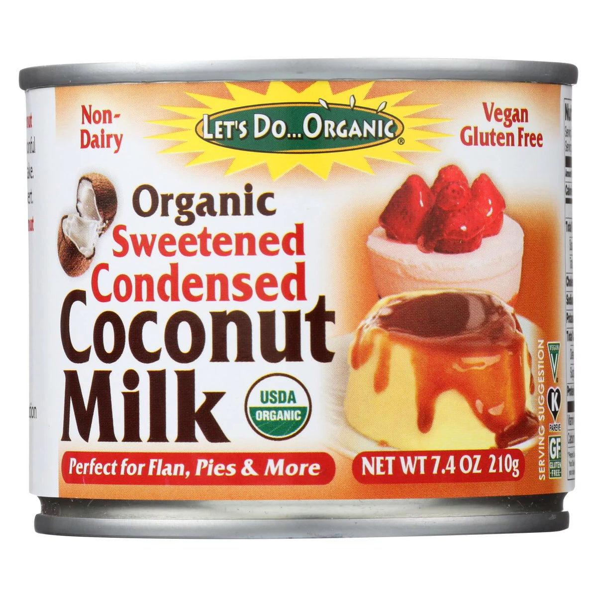 Organic Coconut Milk - Sweetened Condensed - Case Of 6 - 7.4 Fl Oz B559328
