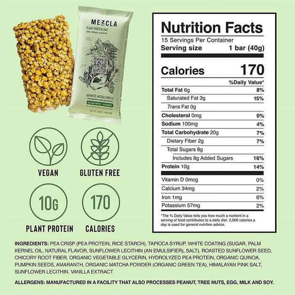 Plant Protein Bars, 1.73oz X76087