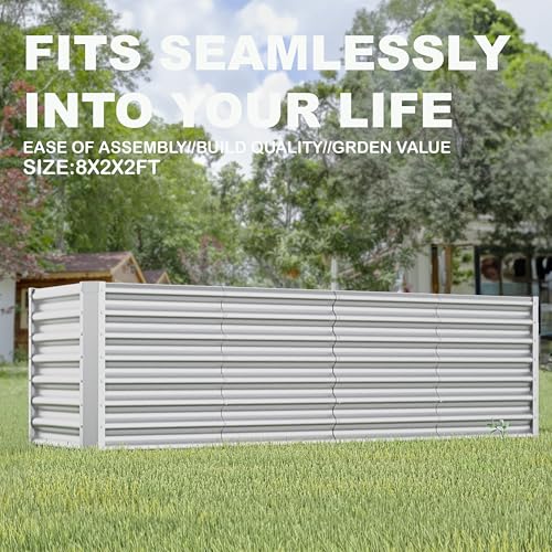 Galvanized Raised Garden Bed 2 Pack W893816