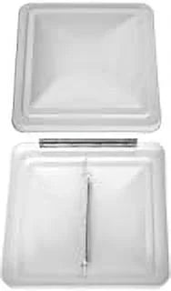 2 Pack 14 Inch RV Roof Vent Cover Replacement Vent Lid White F33745