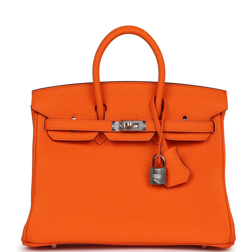 Orange Togo Leather Handbag Y917007