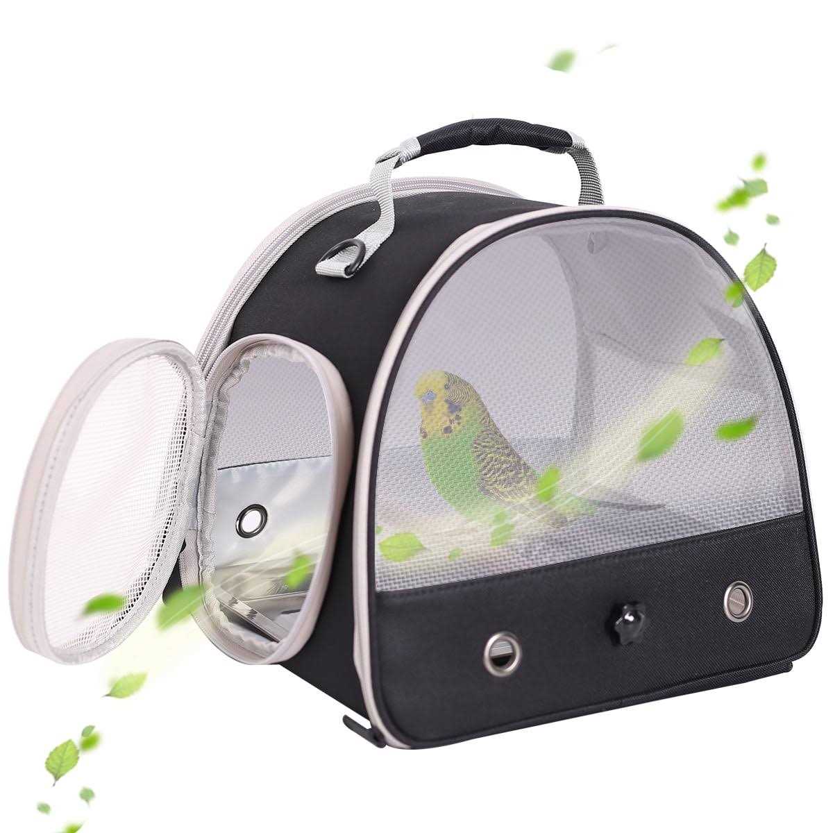Small Bird Cage with Standing Perch and Stainless Steel Tray E68466
