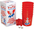 Bozo The Clown Bucket Bonanza Yard Games Pong Set with 6 Durable Buckets, 1 Vinyl Strip and 2 Balls H57824