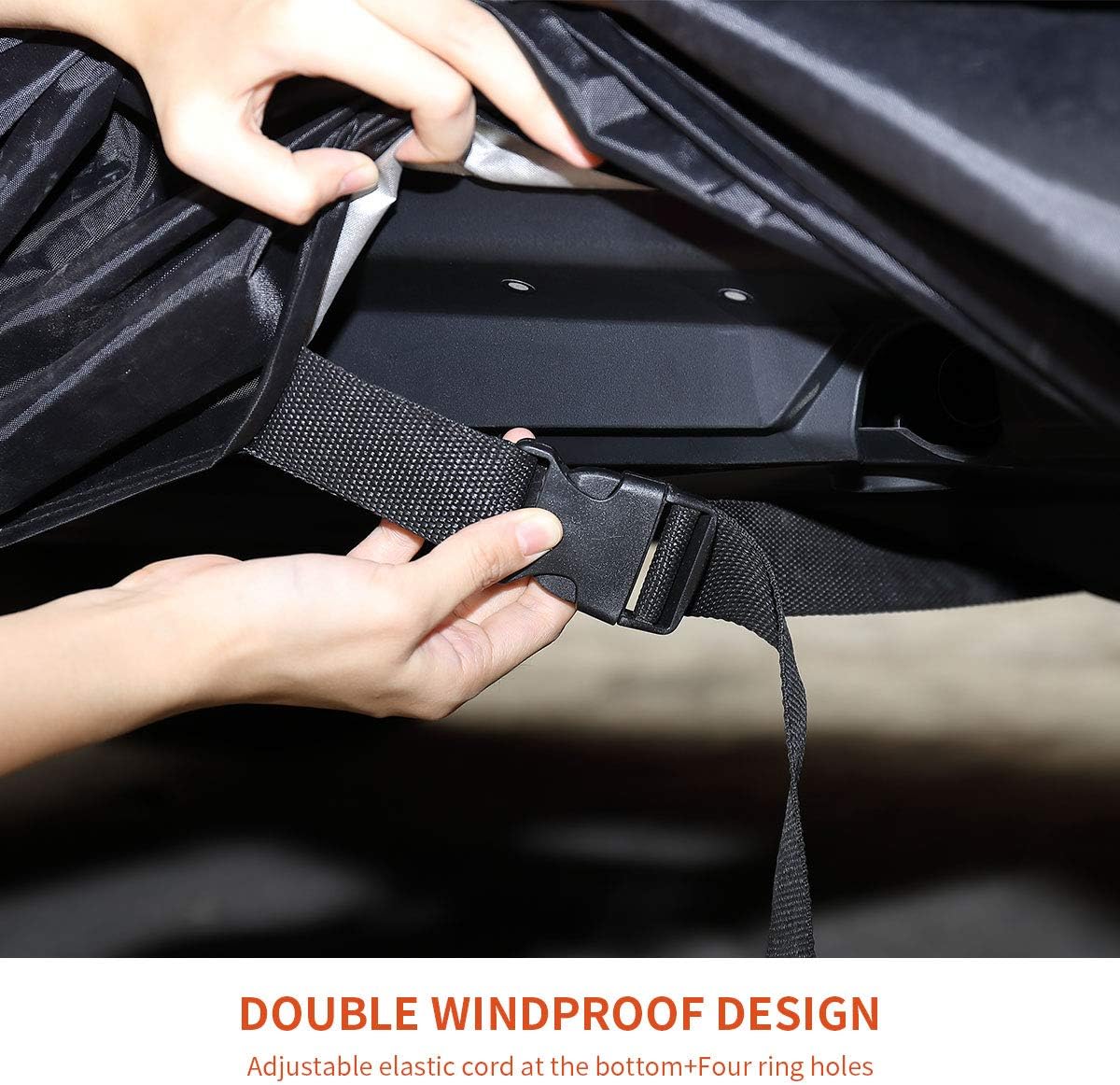 Waterproof UTV Covers Pack of 2 with Reflective Strip B830