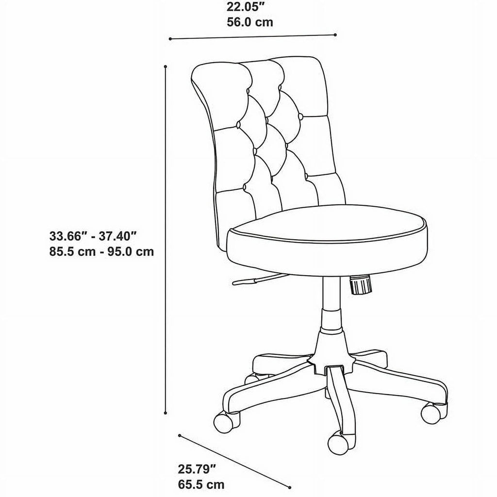 Cream Fabric Office Chair P480