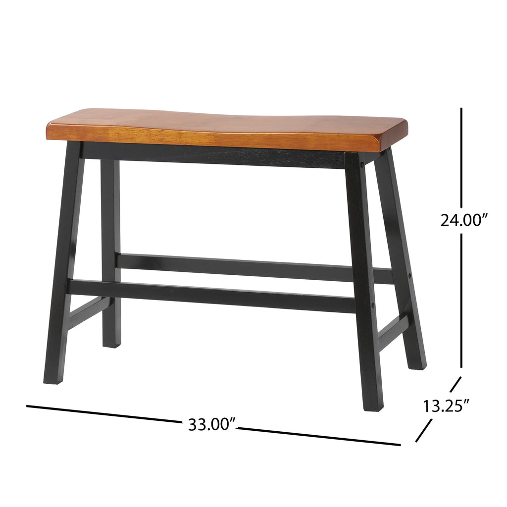 4 Piece Black Wood Dining Set G740775
