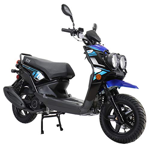 150cc Gas Moped with 12" Aluminum Wheels Q9035