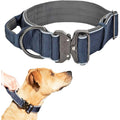 Heavy-Duty Adjustable Tactical Dog Collar with Handle D722623