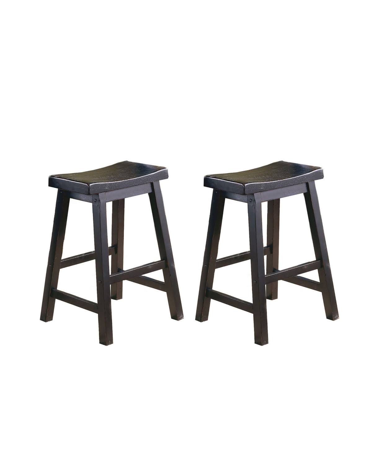 Oak Stool Set of 2 N6305