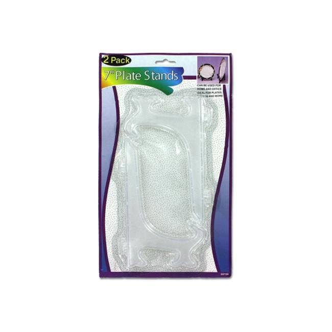 Transparent Plastic Plate Stands - Pack of 72 B535339