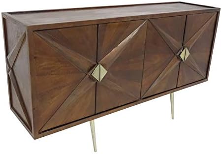 Solid Mango Wood Cabinet U6713