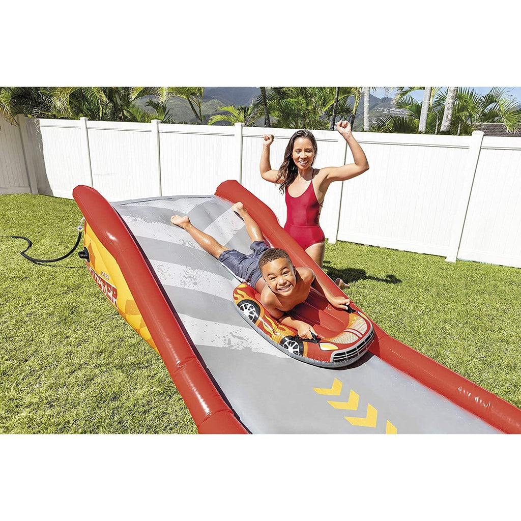 Red Inflatable Slide Mat with 2 Surfboards E81938