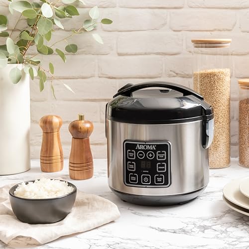 4-Cup Rice Cooker with Stainless Steel Exterior W181