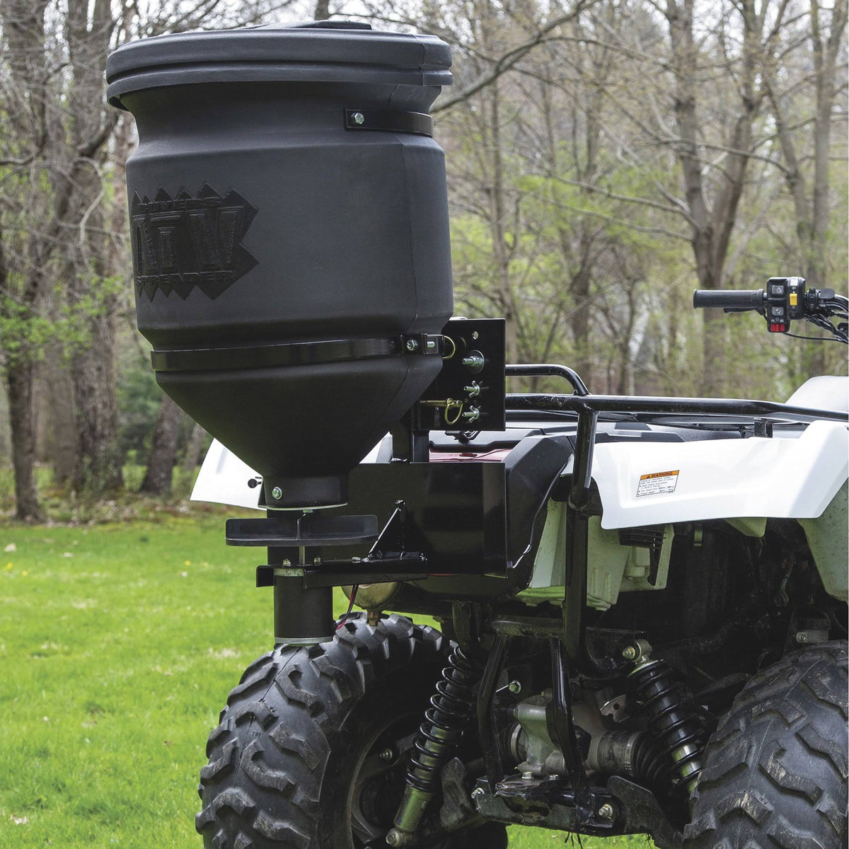 15-Gallon ATV Broadcast Spreader with Rain Cover P345