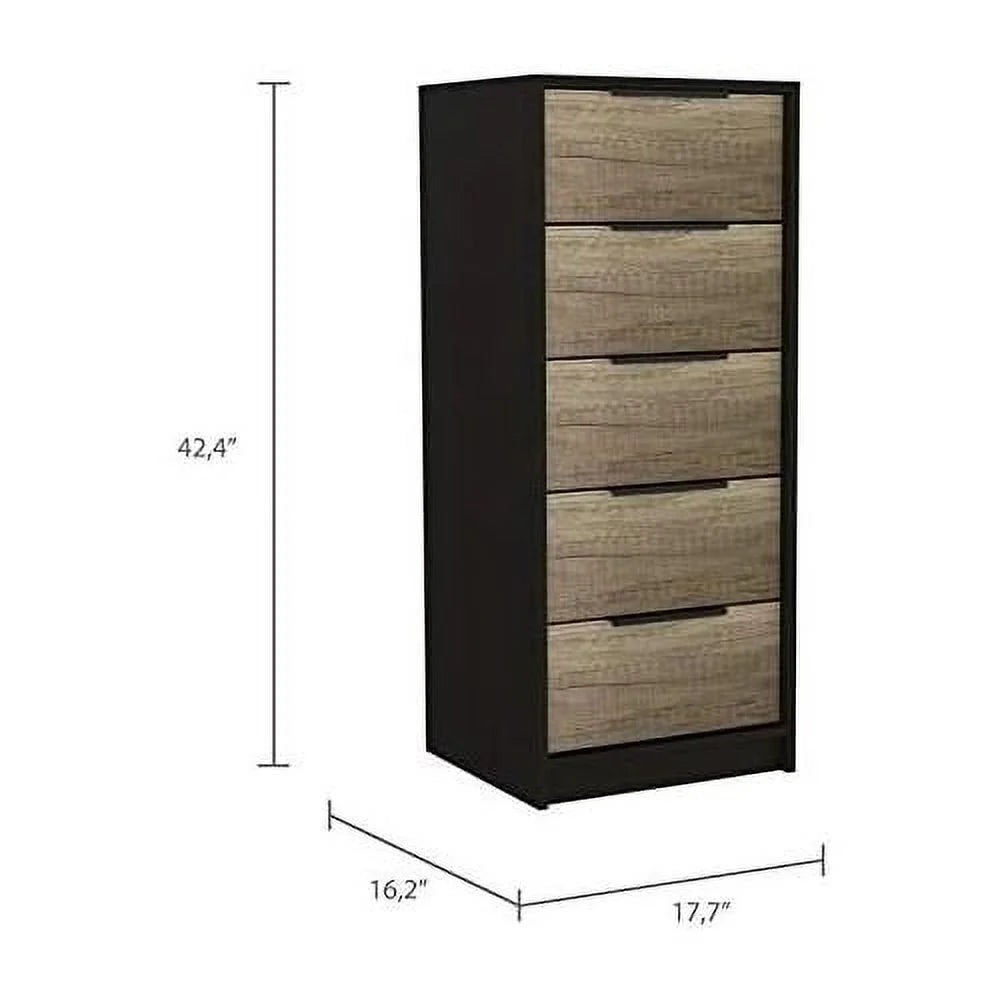 5 Drawer Wood Dresser T899906