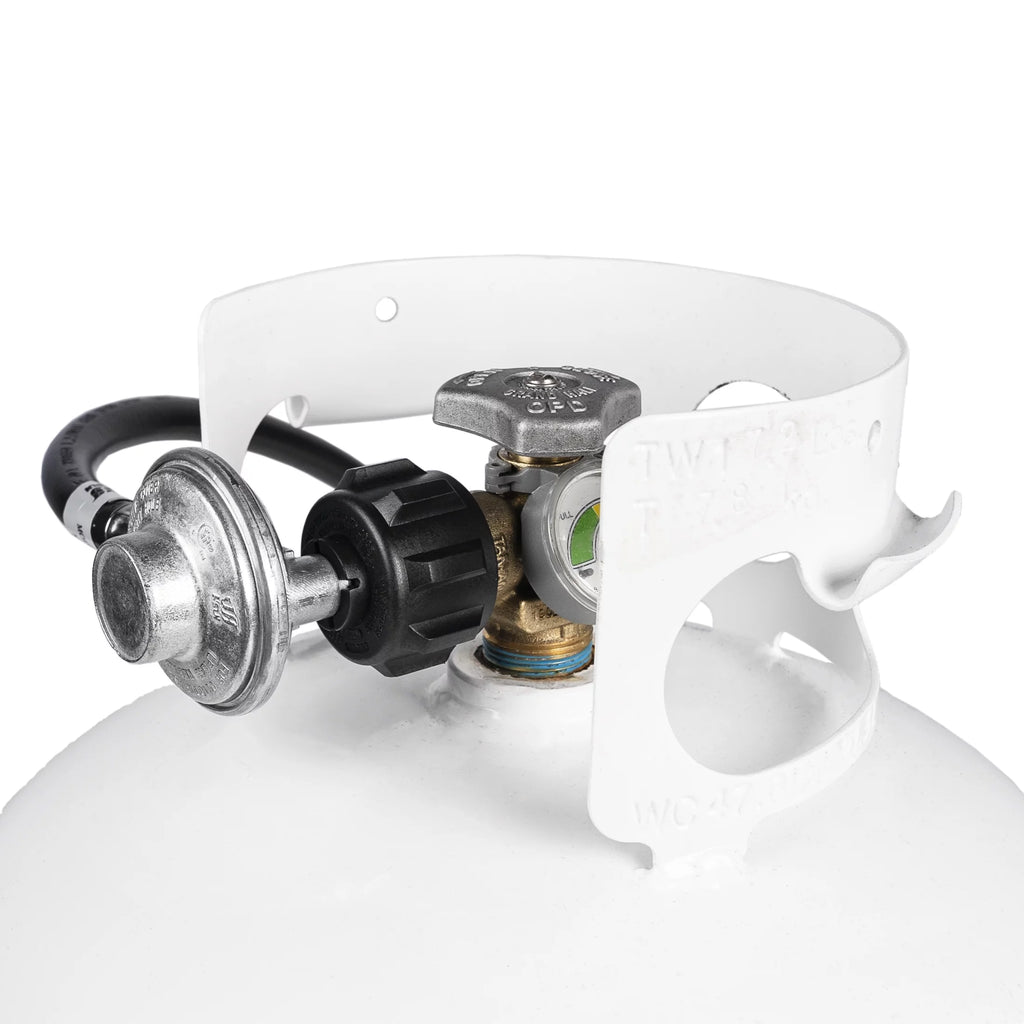 Rubber Propane Griddle Adapter Hose with Regulator U961