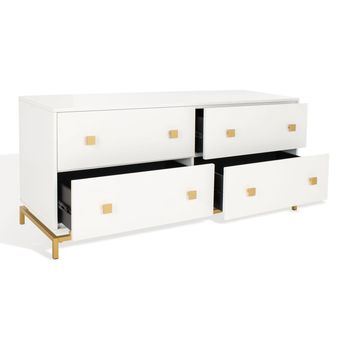 White 4-Drawer Dresser W65300