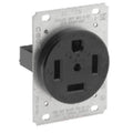 Black Flush Receptacle L280