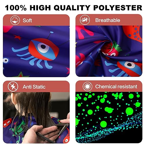 Kids Barber Cape with Neck Duster Brush W105