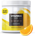 Vitamin C Powder Supplement - 2,600mg Ascorbic Acid Powder with Quercetin & Citrus Bioflavonoids - Vegan, 30 Servings J774