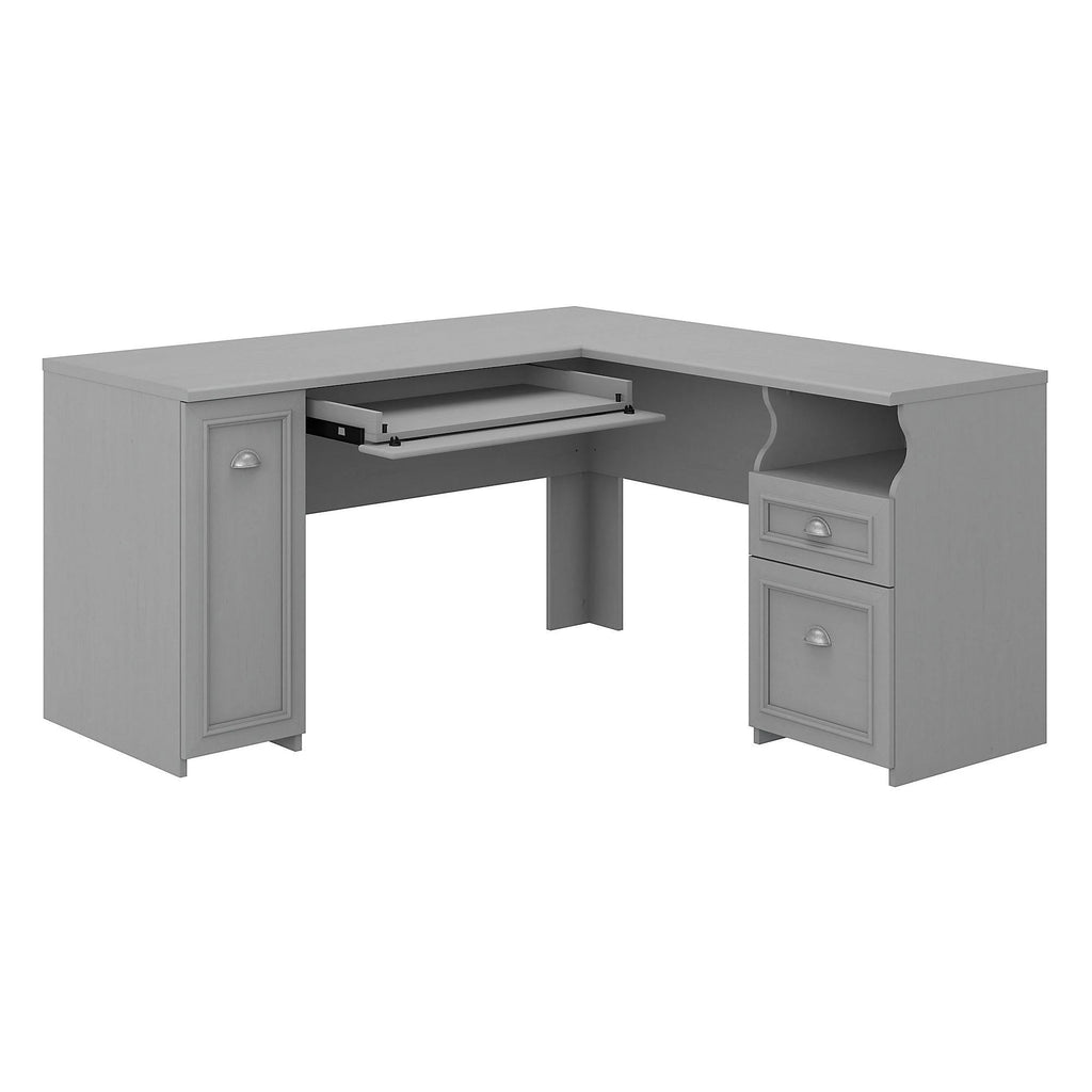 L-Shaped Desk and Storage Cabinet S2565