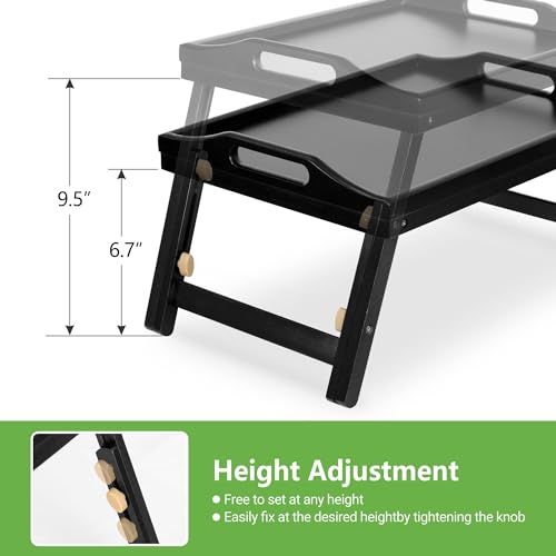 Bamboo Breakfast Bed Tray with Folding Legs M356140