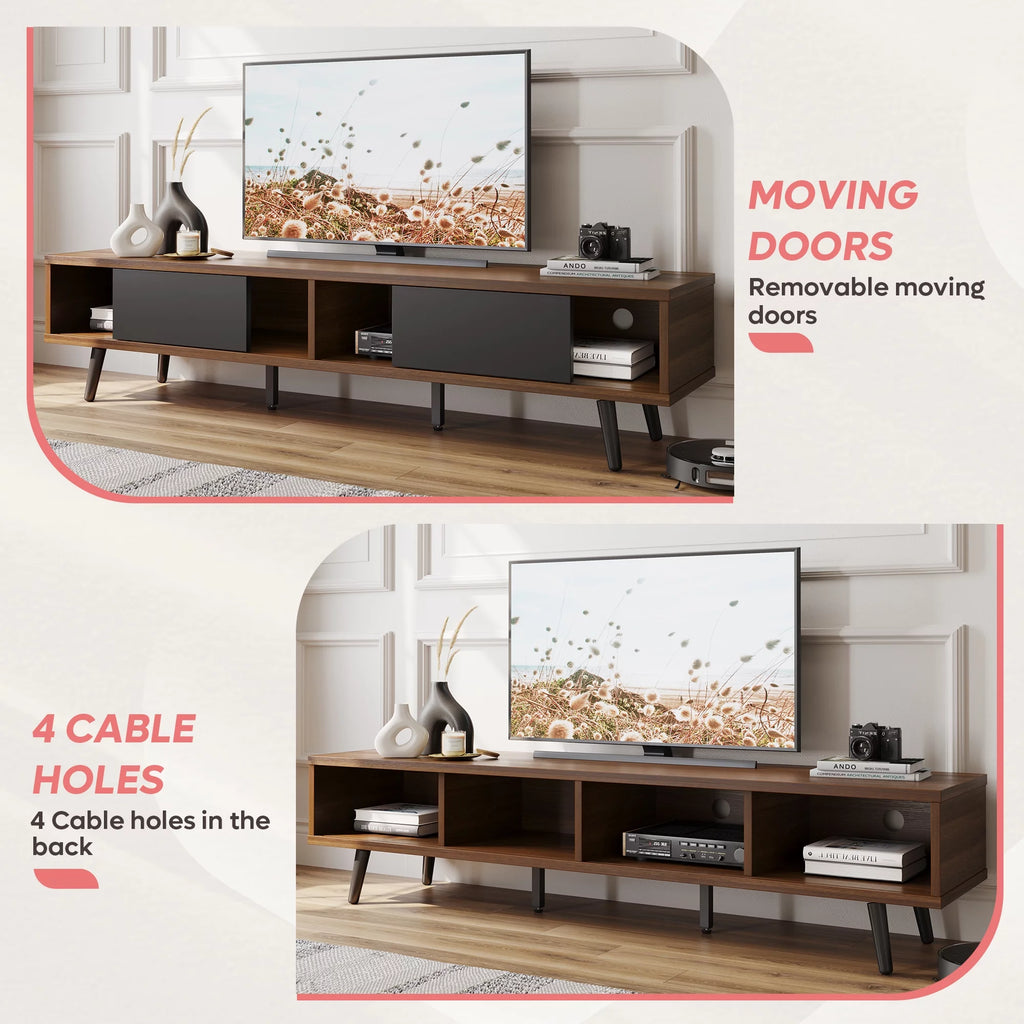 Mid Century Modern TV Stand with Storage G6379