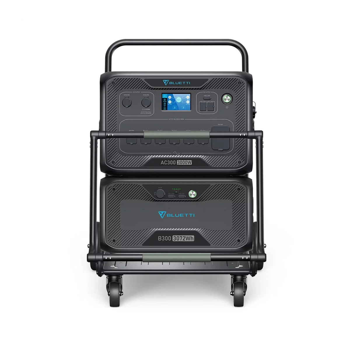 Expandable Power Station 3072Wh Solar Generator 3000W AC Output T54666