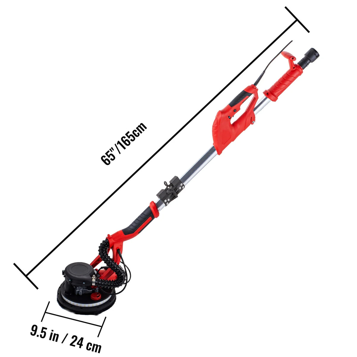 Electric Variable Speed Drywall Sander with Vacuum Bag O565332