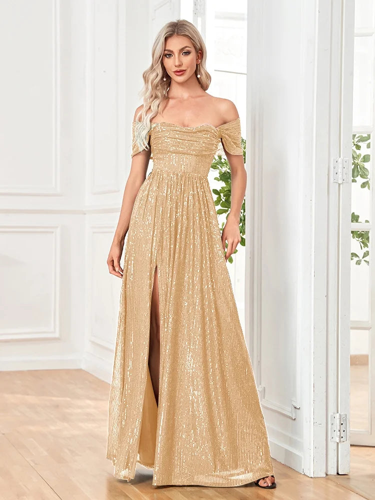 A-line Long Dress M15246