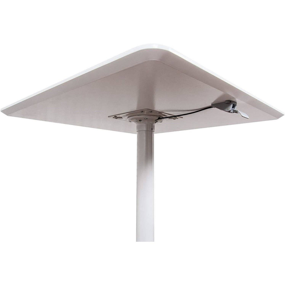 36x22 Pneumatic Height Adjustable Square Cafe Table M409