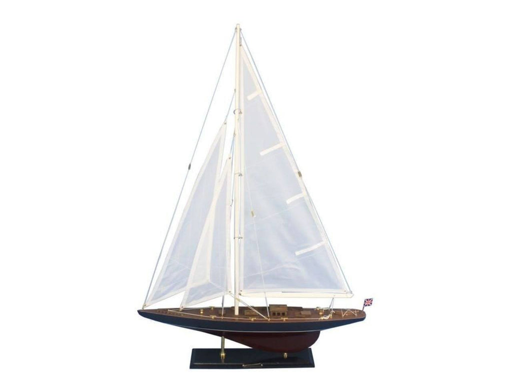 35x22 Wooden Model Sailing Yacht E528726