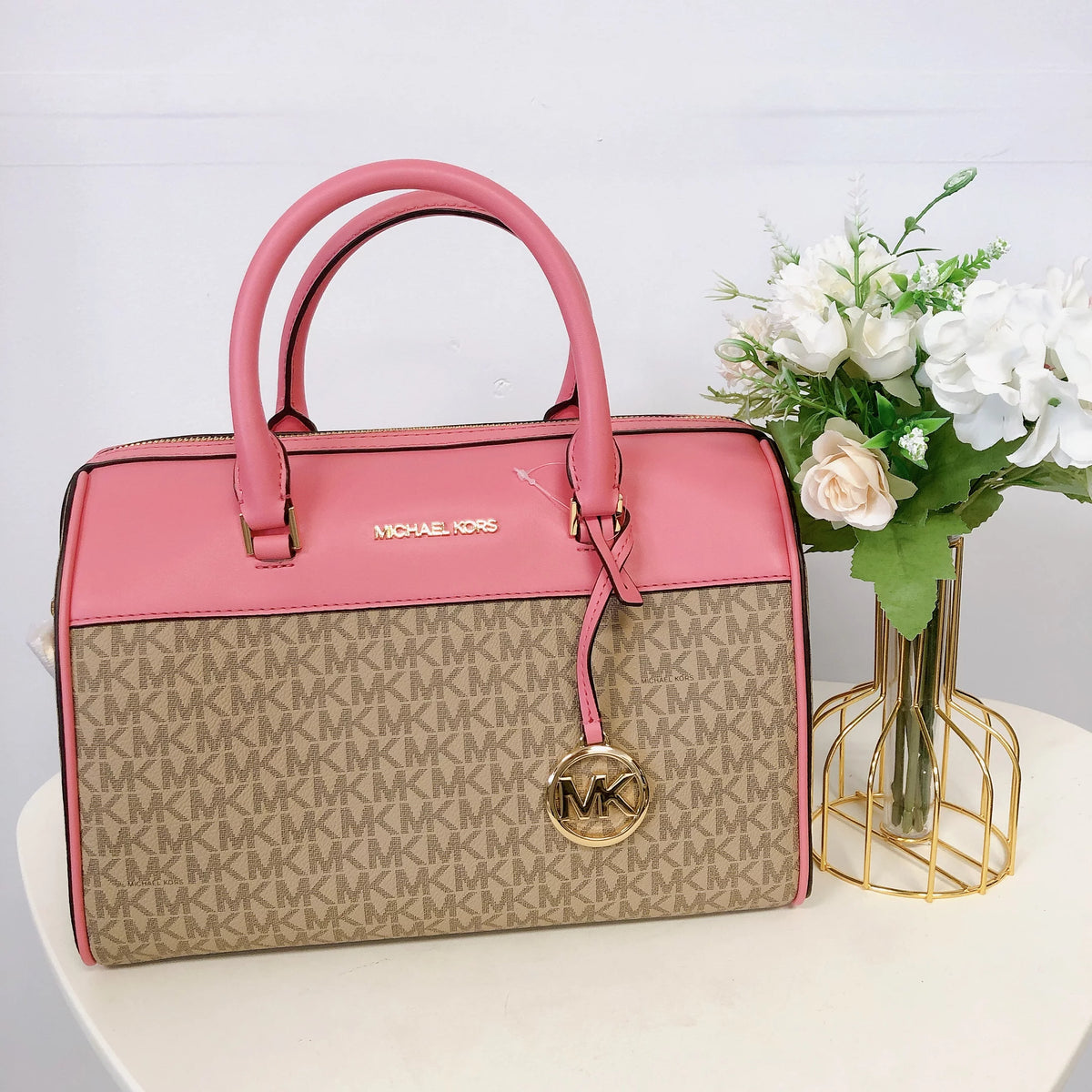 Signature PVC Duffle Crossbody Bag D9046