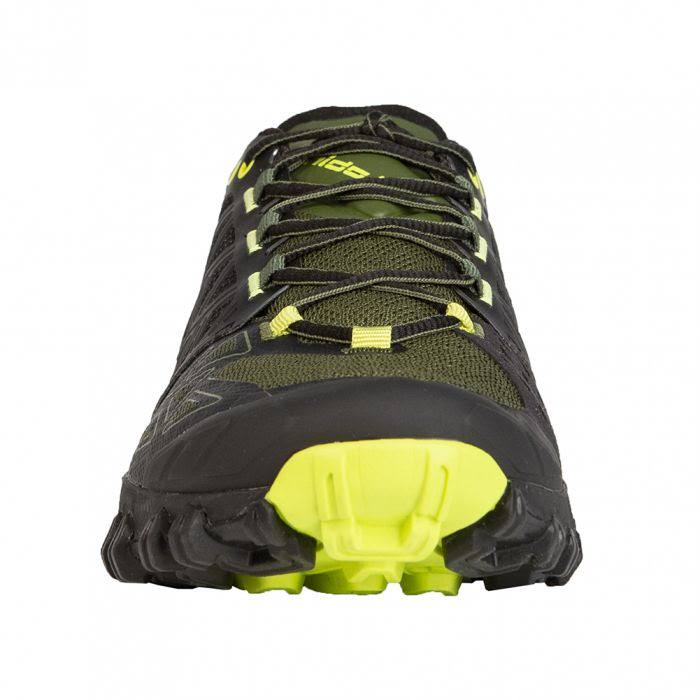 Olive / Neon Trail Running Shoes C447