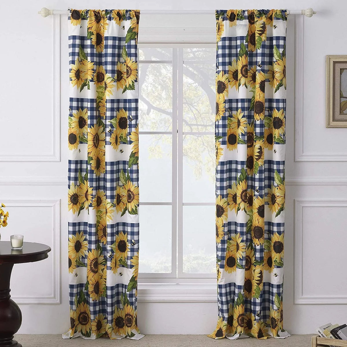 Sunflower Window Panel Pair B849534