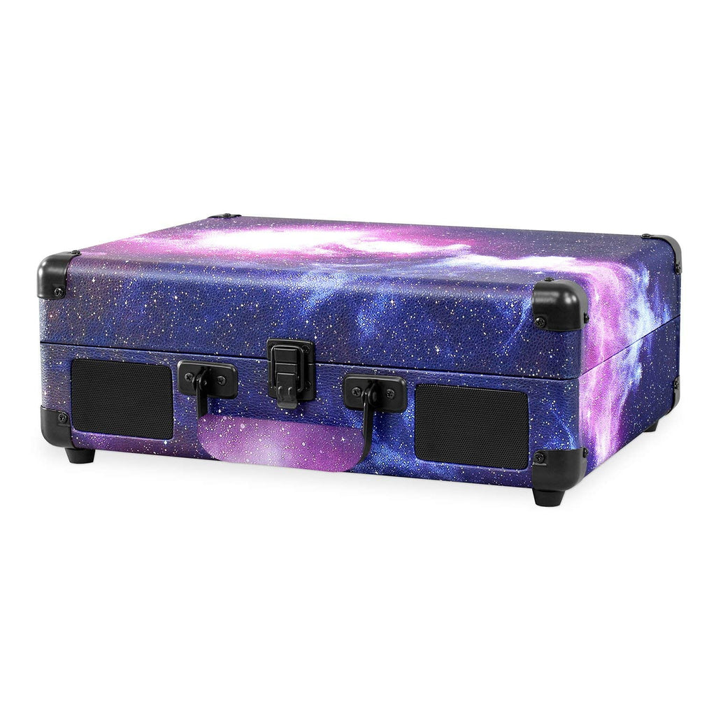 Bluetooth Suitcase Record Player with 3-speed Turntable K6820