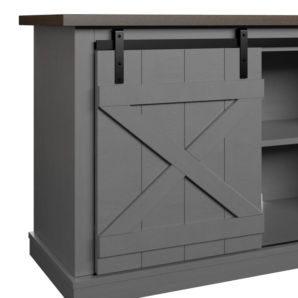 White Farmhouse TV Stand C541