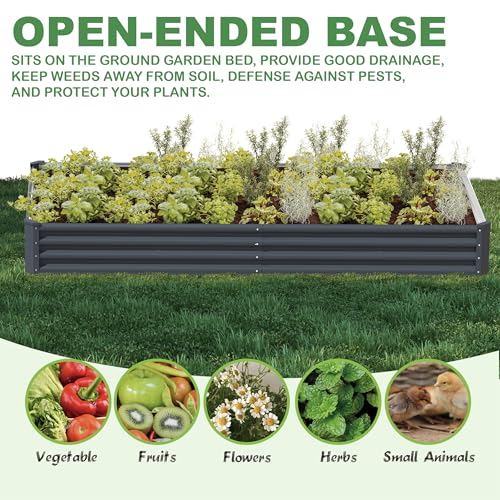 Galvanized Raised Garden Bed 2 Pack W893816