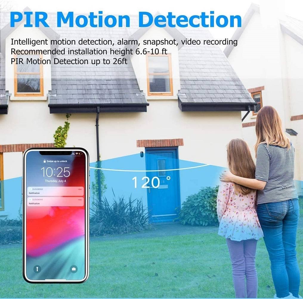 4MP Outdoor WiFi Bullet Security Camera B29714