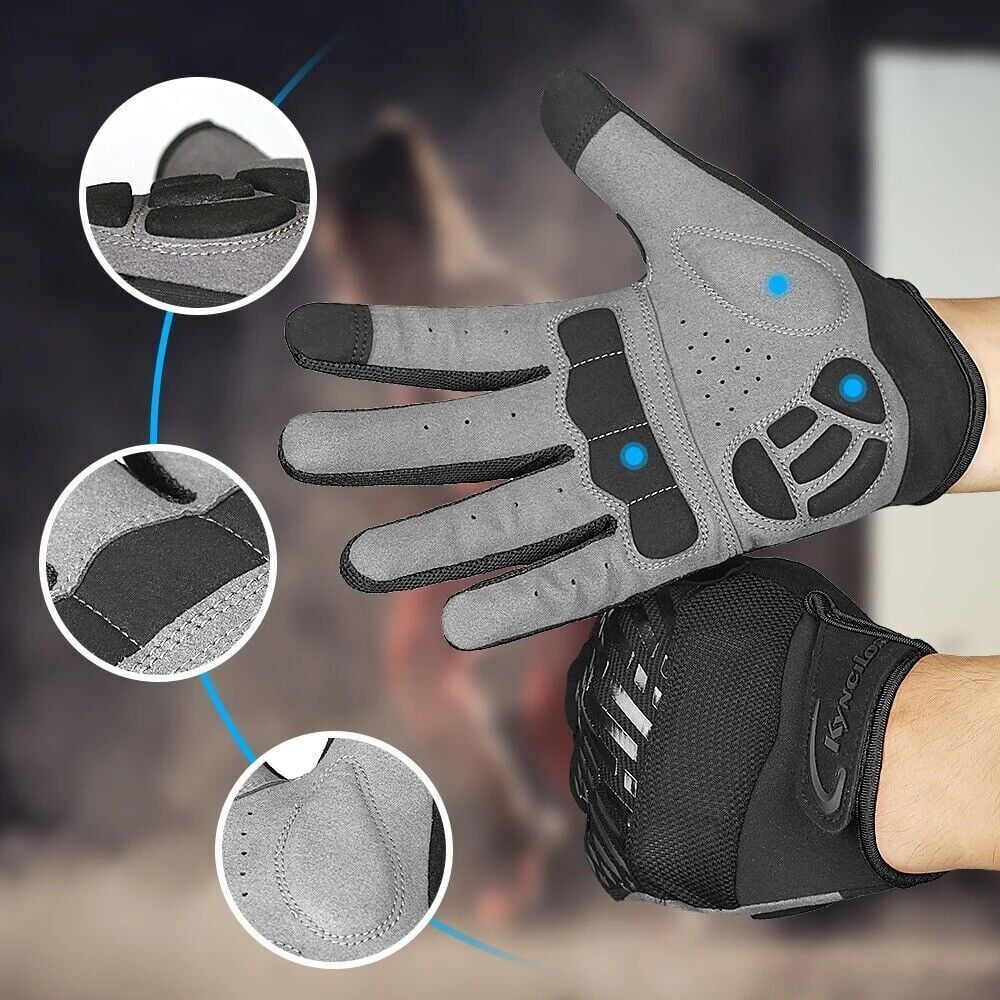 Full Finger Breathable Gel Pad Cycling Gloves Z26440