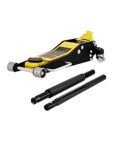 3 Ton Low Profile Aluminum Steel Racing Floor Jack with Dual Pistons Quick Lift Pump U9773