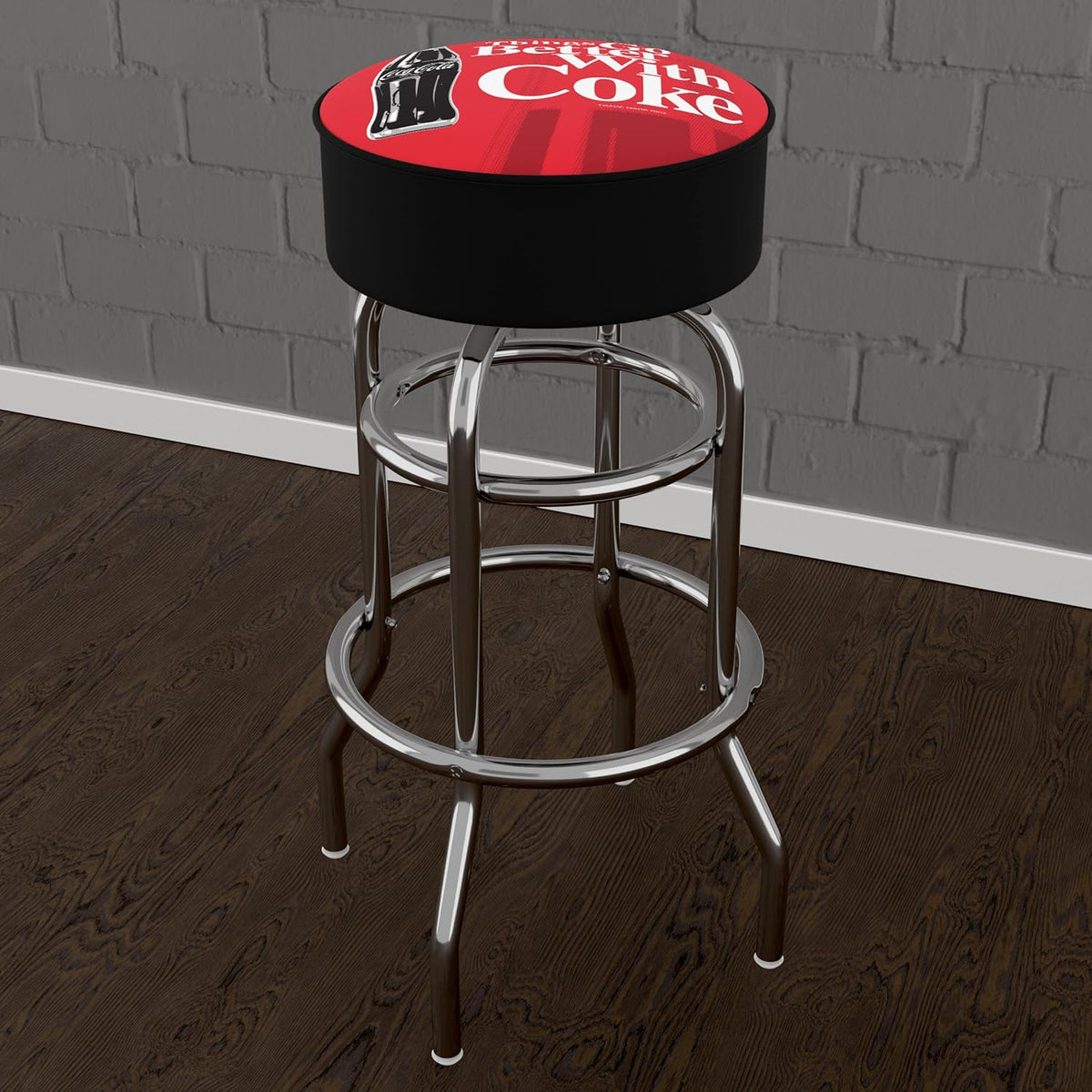 Foam Padded Seat Swivel Bar Stool J3901