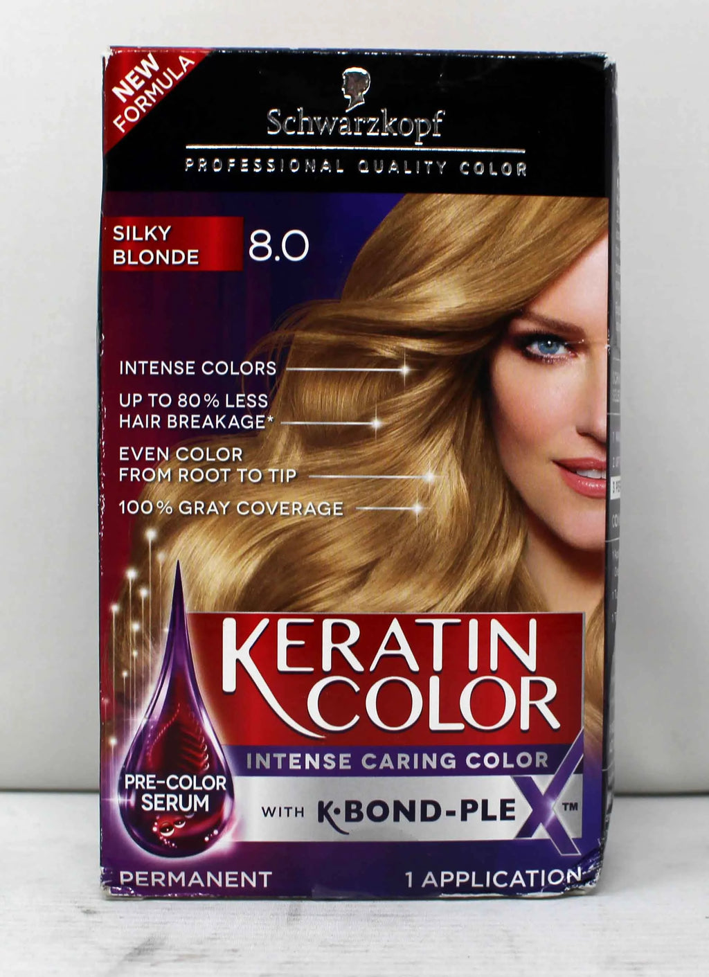 8.0 Medium Blonde Permanent Hair Color Cream P288