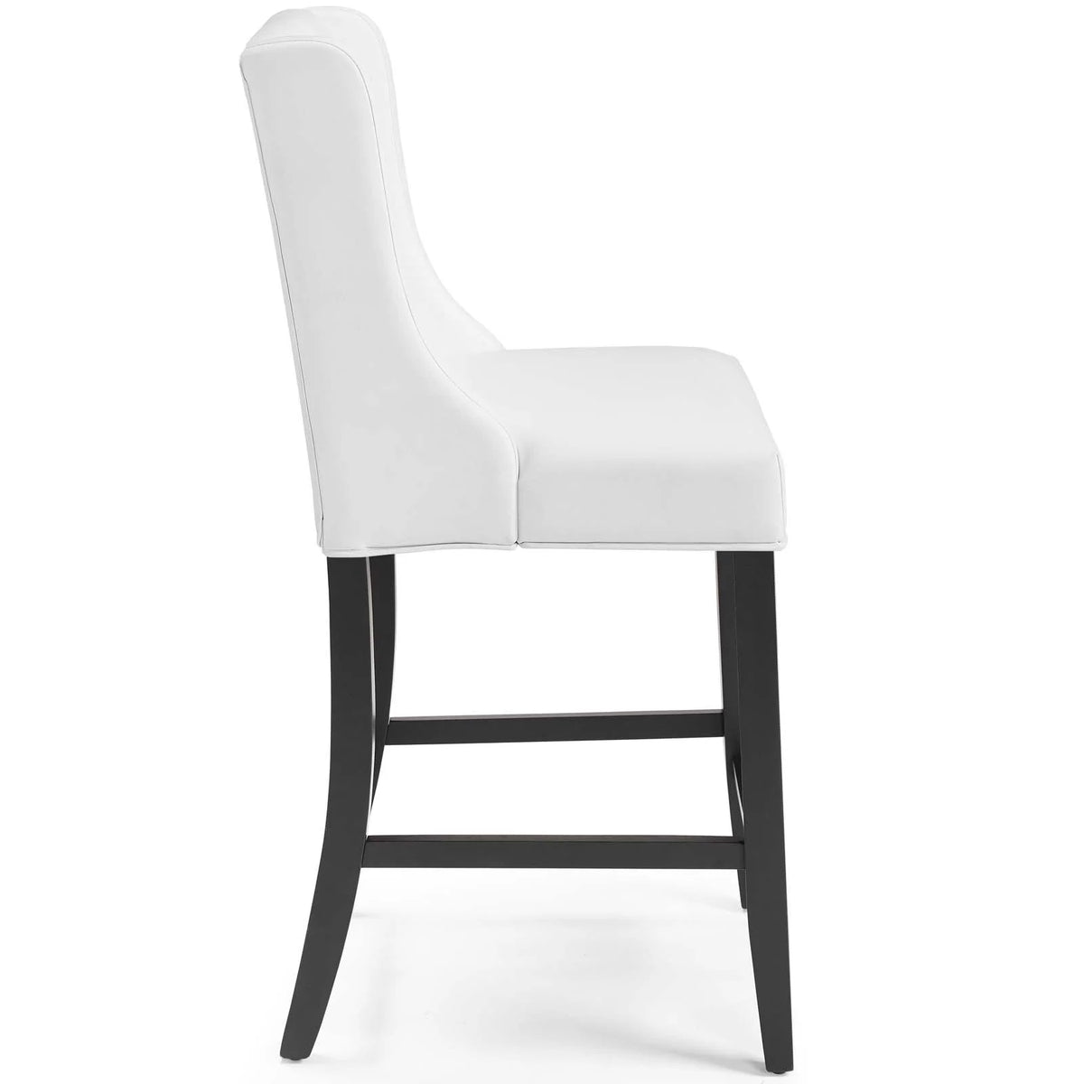 White Faux Leather Counter Stool A1372