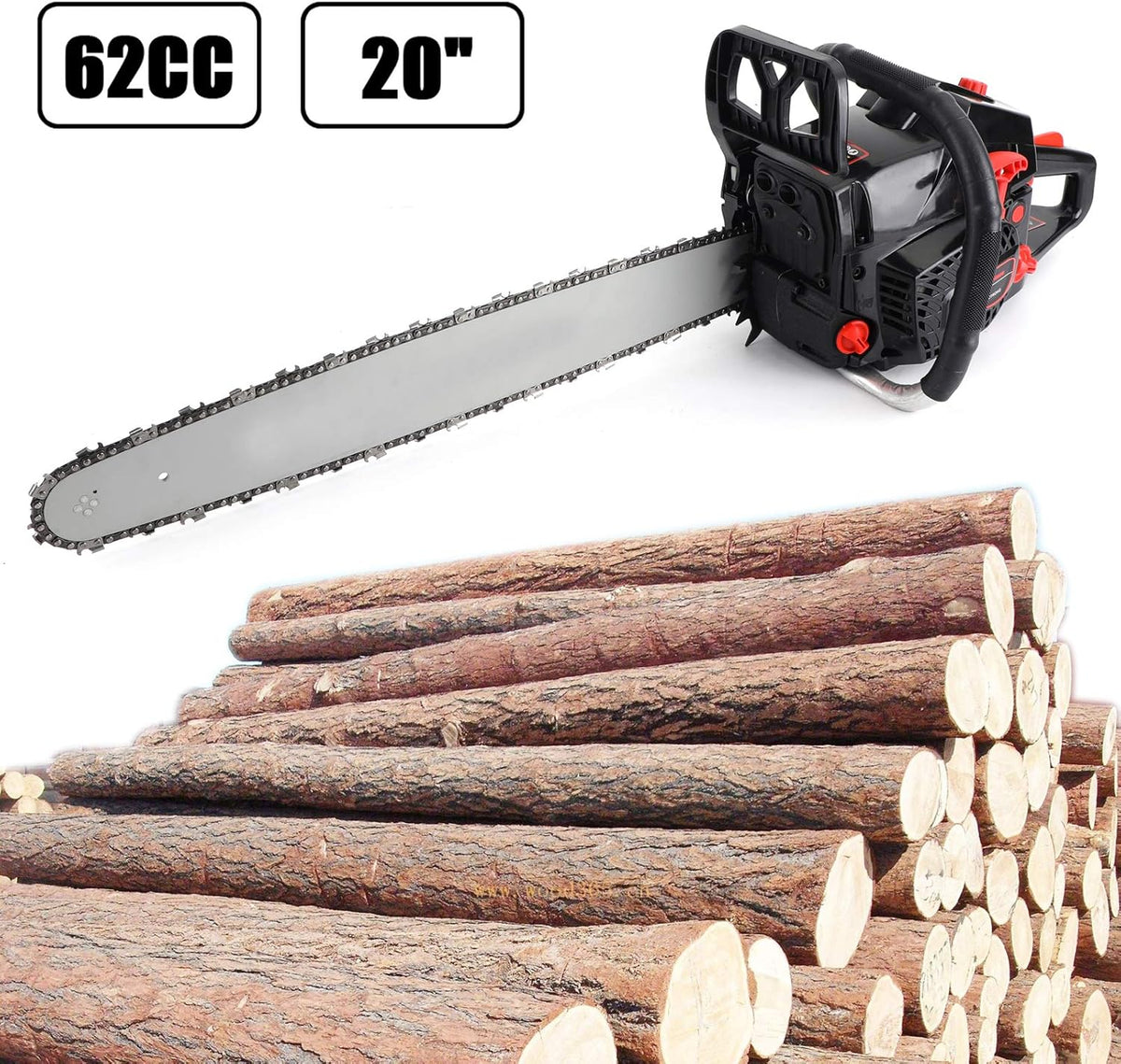20 Inch 62cc Gas Chainsaw P732