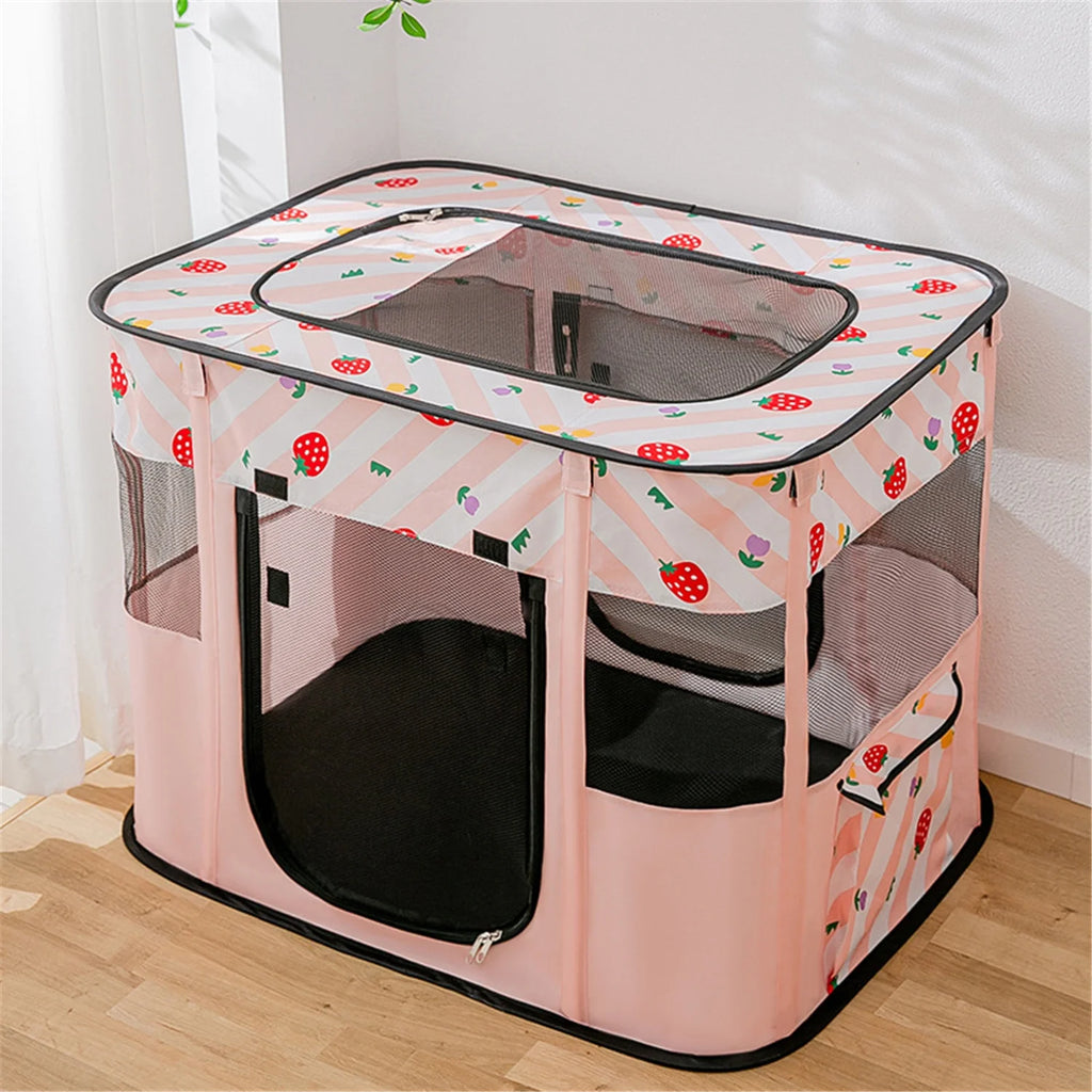 Portable Foldable Pet Playpen with Handbag W641